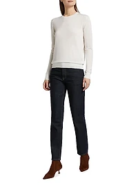 Fine Knit Crewneck Sweater