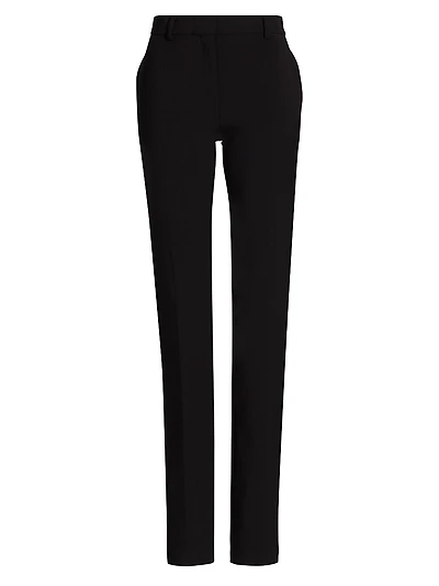 Low-Rise Slim Trousers