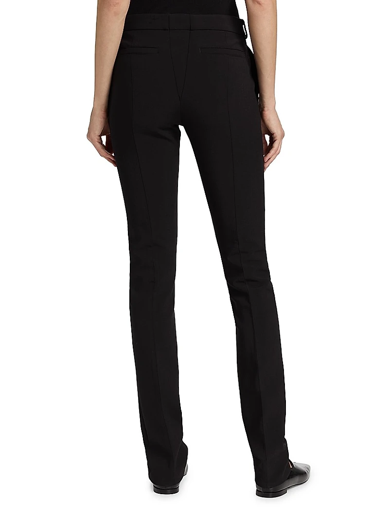 Low-Rise Slim Trousers