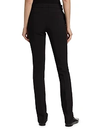 Low-Rise Slim Trousers