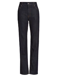 Low-Rise Tapered Jeans