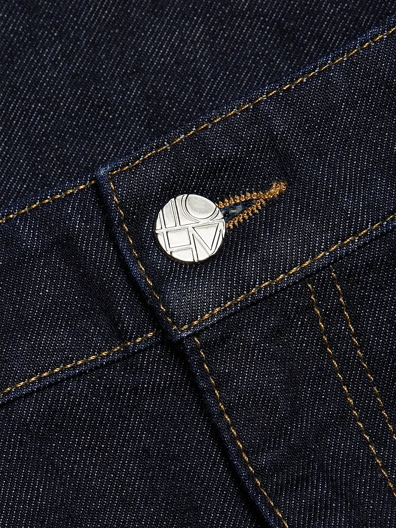 Low-Rise Tapered Jeans