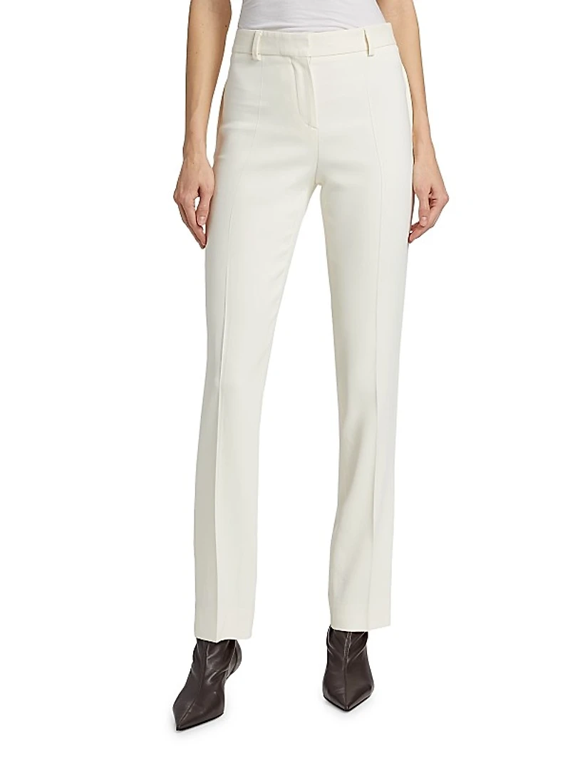Low-Waist Slim-Fit Trousers