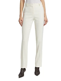 Low-Waist Slim-Fit Trousers