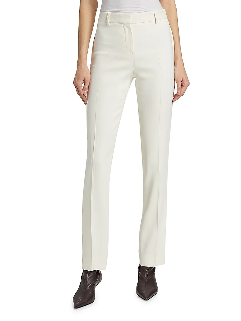 Low-Waist Slim-Fit Trousers