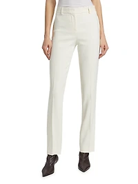 Low-Waist Slim-Fit Trousers
