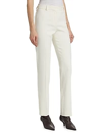 Low-Waist Slim-Fit Trousers