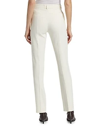 Low-Waist Slim-Fit Trousers