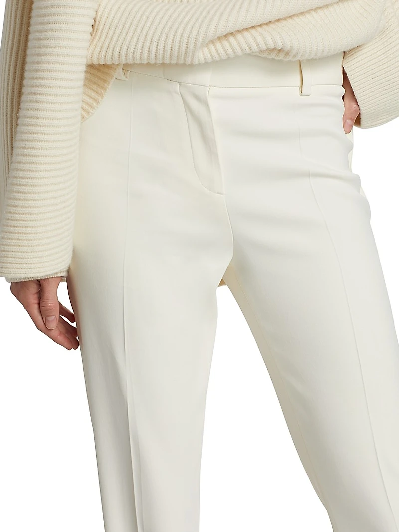 Low-Waist Slim-Fit Trousers