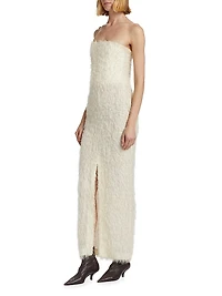 Strapless Fil Coupé Dress