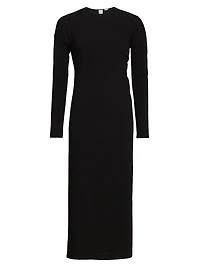 Twisted Jersey Midi Dress
