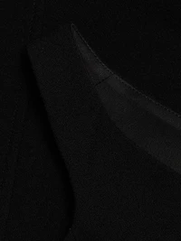 Curved Off-Shoulder Gown