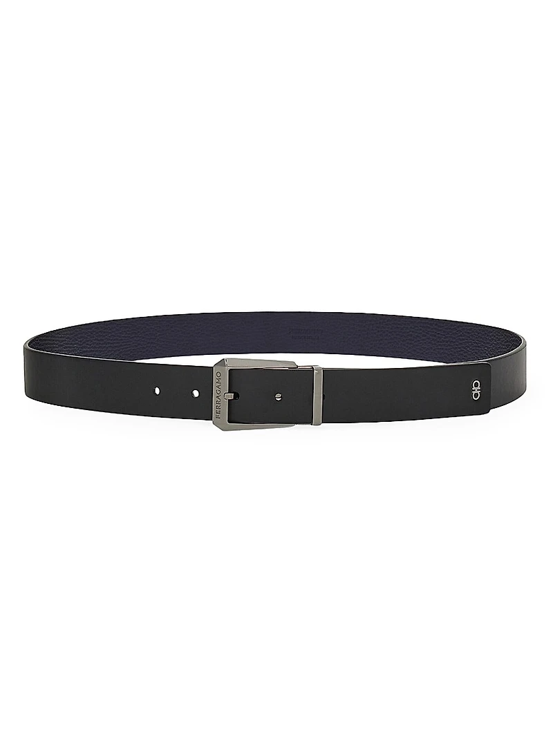 Classic Leather Buckle Belt
