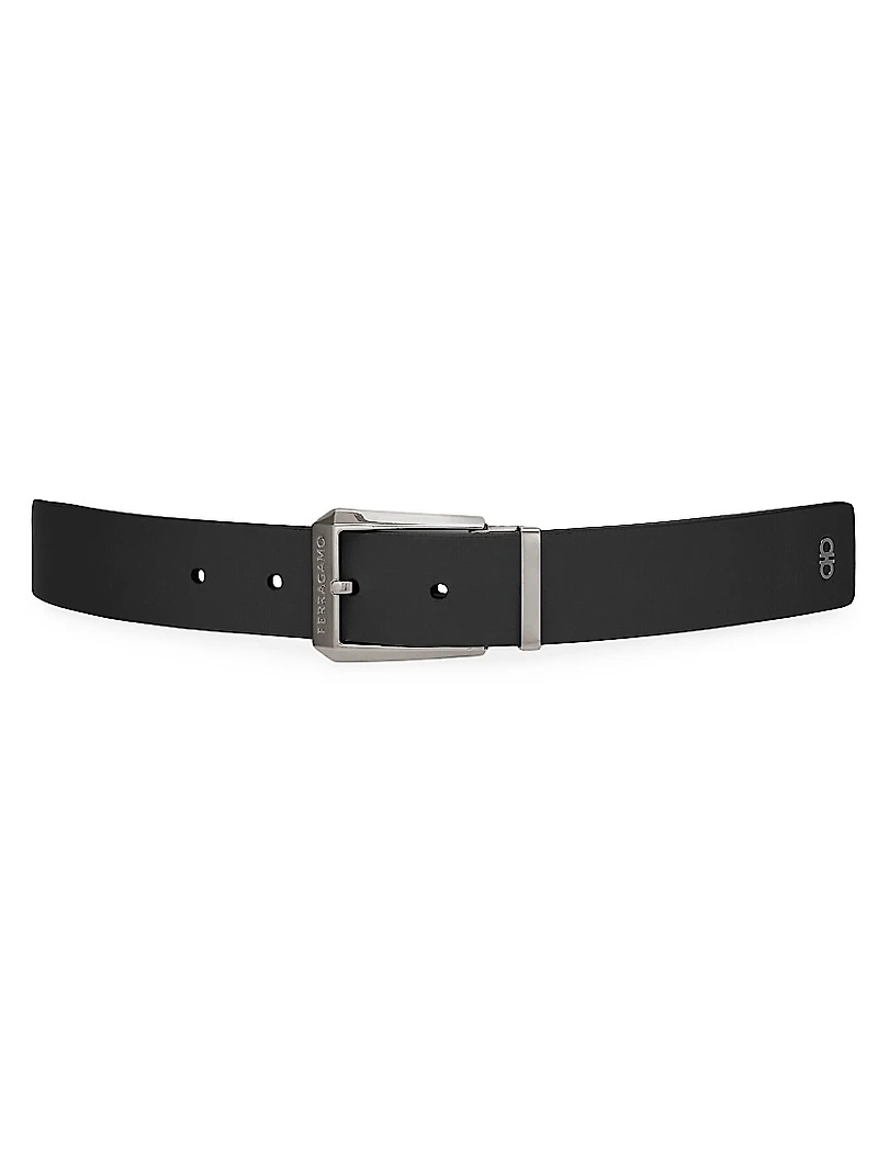 Classic Leather Buckle Belt