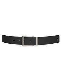 Classic Leather Buckle Belt