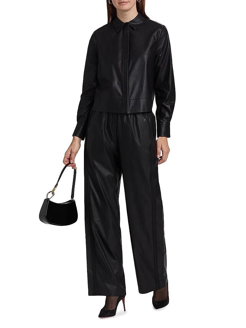 Charlize Faux Leather Pants