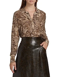 Snakeskin Blouse