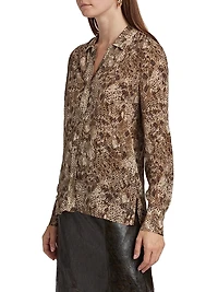 Snakeskin Blouse