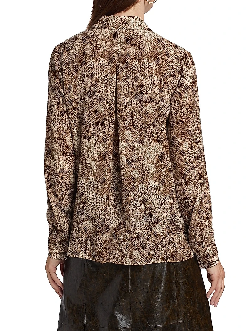 Snakeskin Blouse