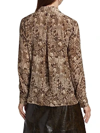 Snakeskin Blouse