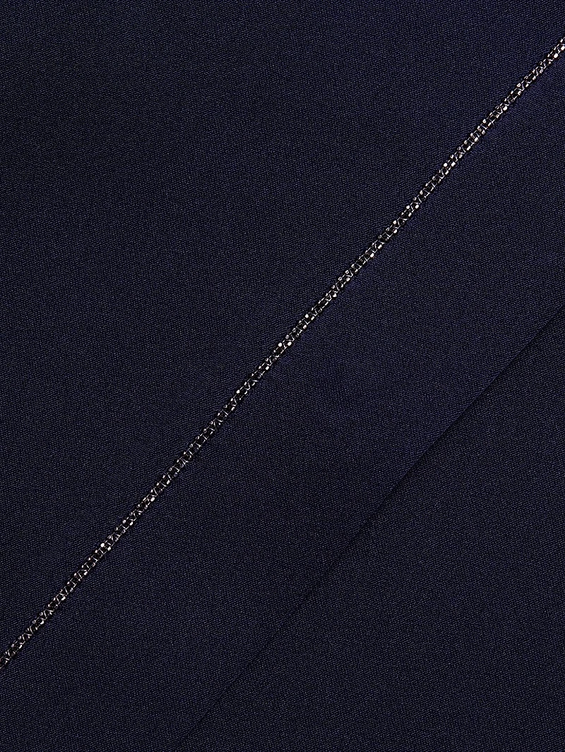 Ceanna Chain Long-Sleeve Blouse