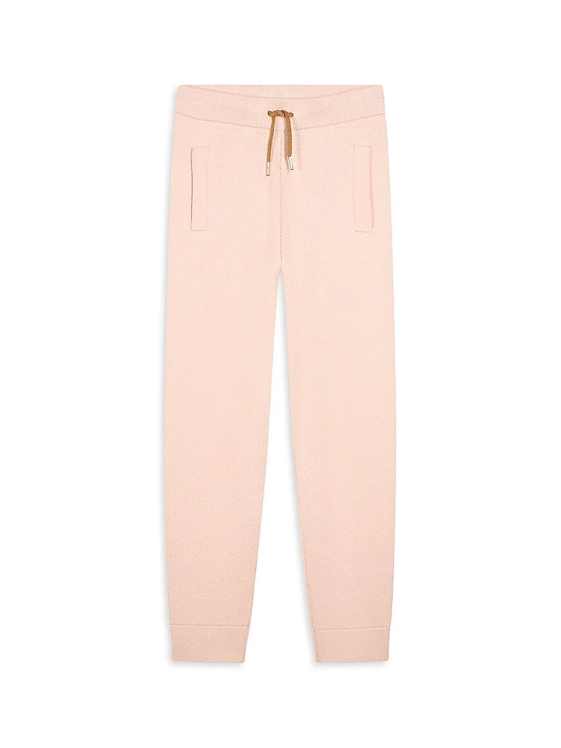 Little Girl's & Knit Jogger Trousers