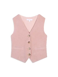 Little Girl's & Corduroy Waistcoat
