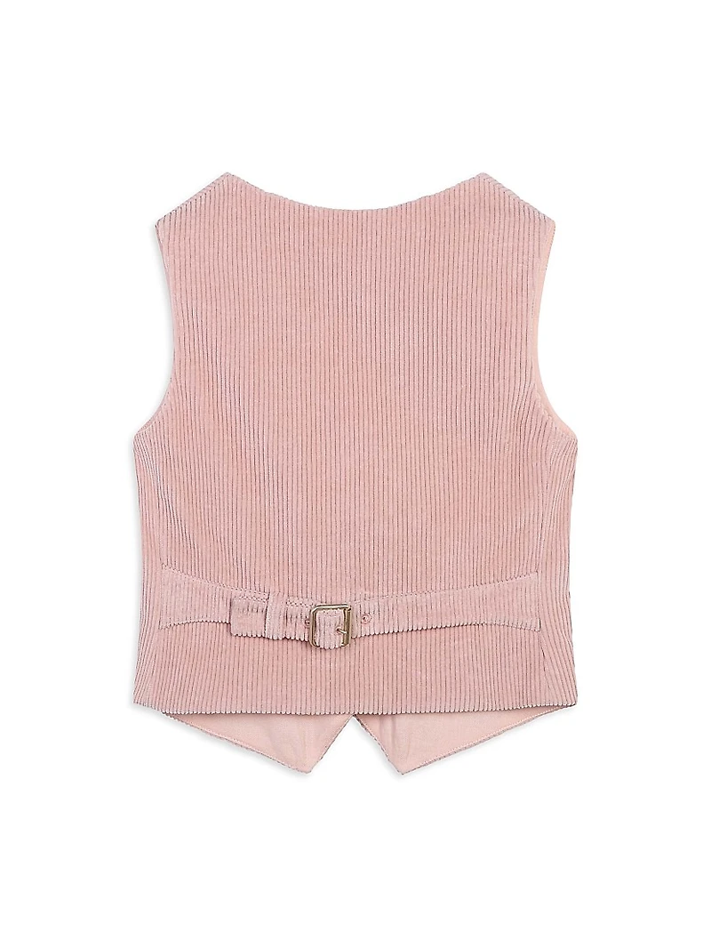 Little Girl's & Corduroy Waistcoat