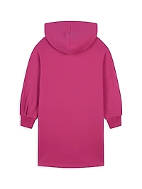 Little Girl's & Girl's Logo Hoodie Dress