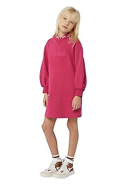 Little Girl's & Girl's Logo Hoodie Dress