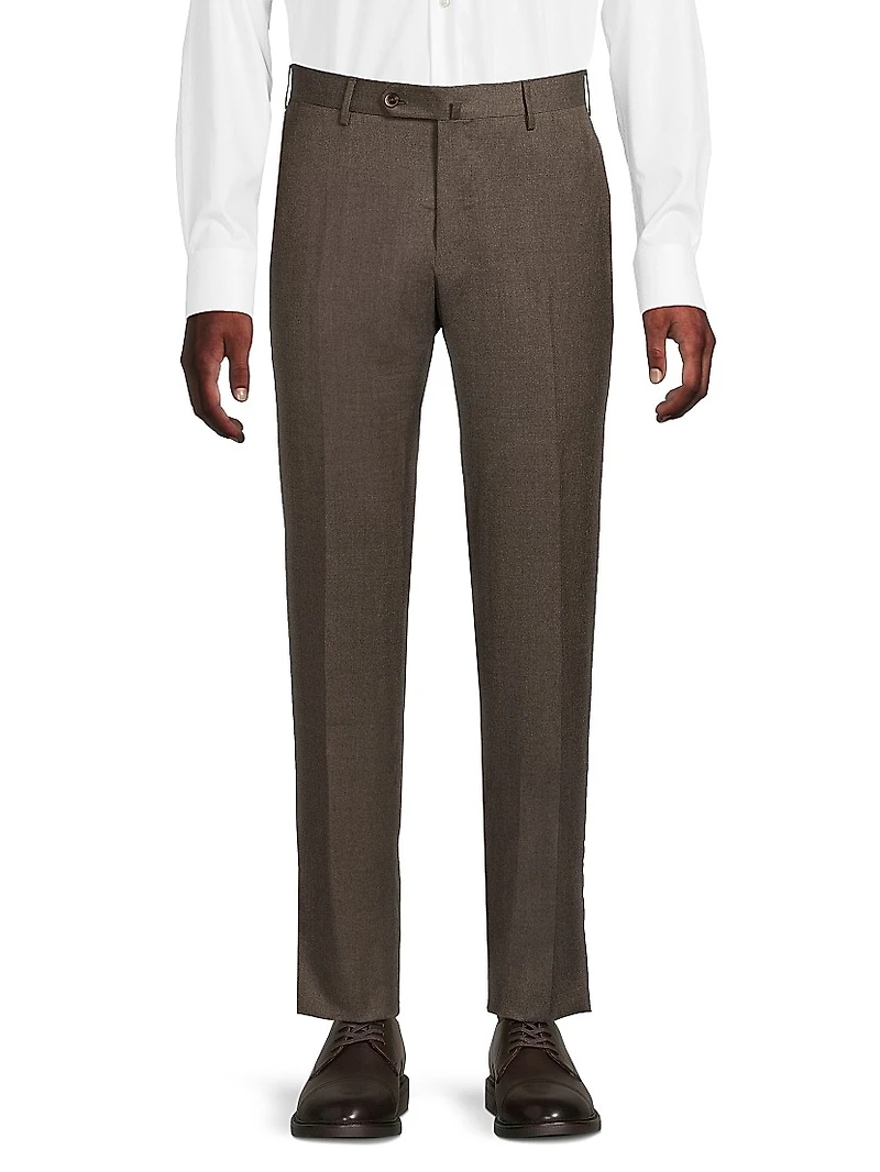 Super 110s Stretch-Cotton Slim-Fit Trousers