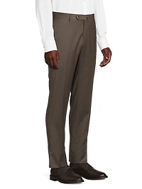 Super 110s Stretch-Cotton Slim-Fit Trousers