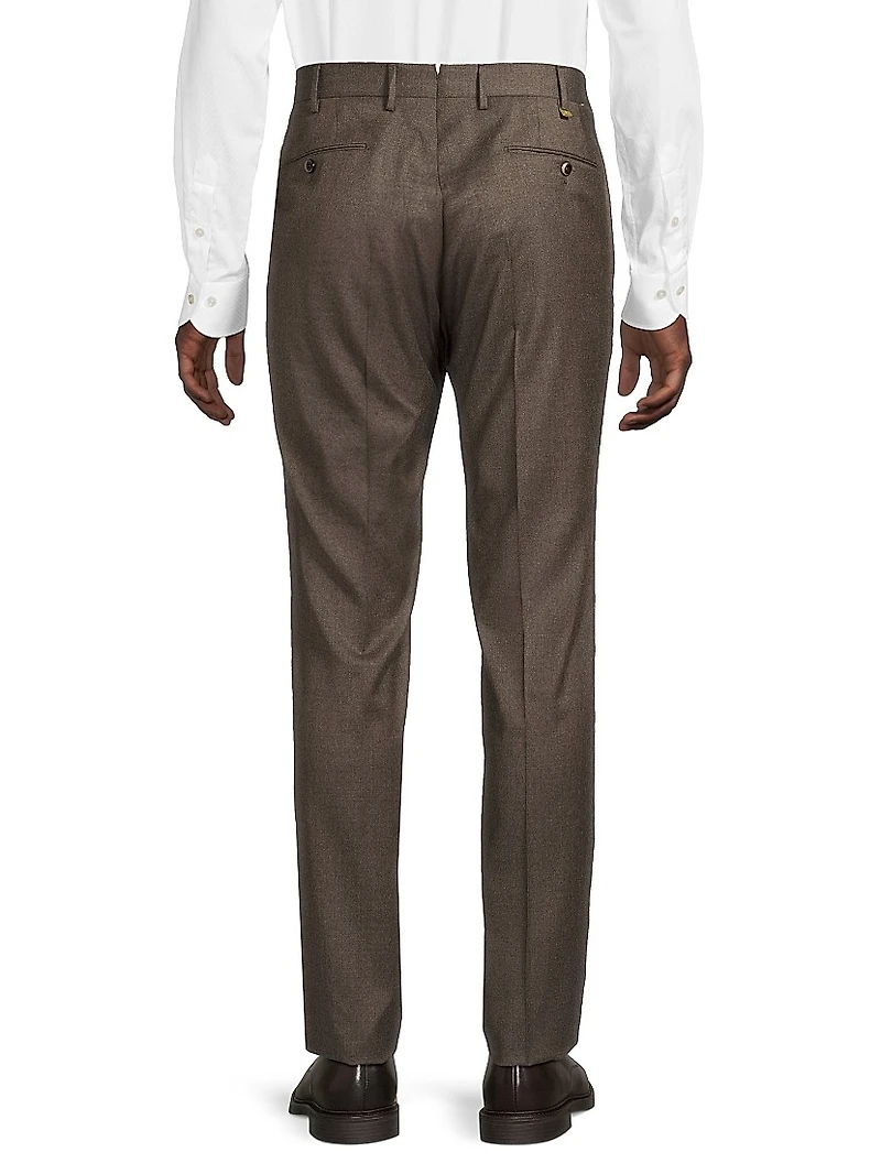 Super 110s Stretch-Cotton Slim-Fit Trousers