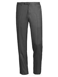 Deluxe Super 160s Serge Wool Trousers