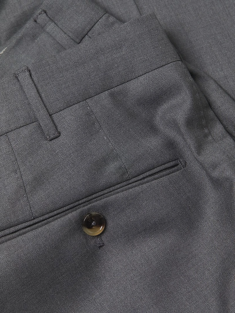 Deluxe Super 160s Serge Wool Trousers