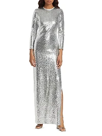 Gianna Sequin Column Gown