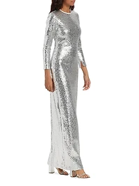 Gianna Sequin Column Gown