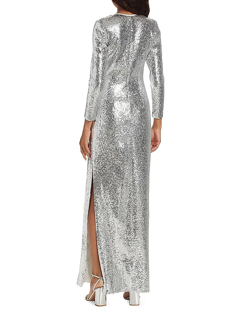 Gianna Sequin Column Gown
