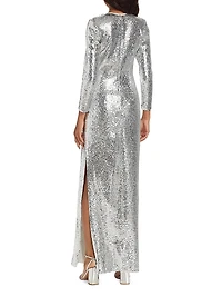Gianna Sequin Column Gown