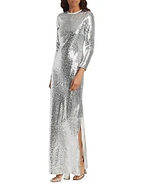 Gianna Sequin Column Gown
