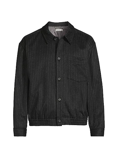 Ernie Wool-Cashmere Flannel Shirt Jacket