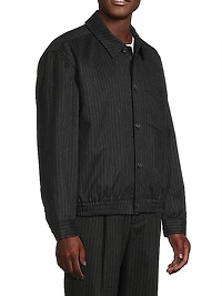 Ernie Wool-Cashmere Flannel Shirt Jacket