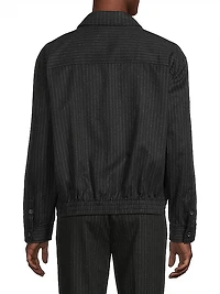 Ernie Wool-Cashmere Flannel Shirt Jacket