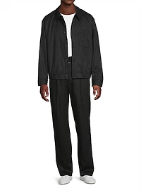 Ernie Wool-Cashmere Flannel Shirt Jacket