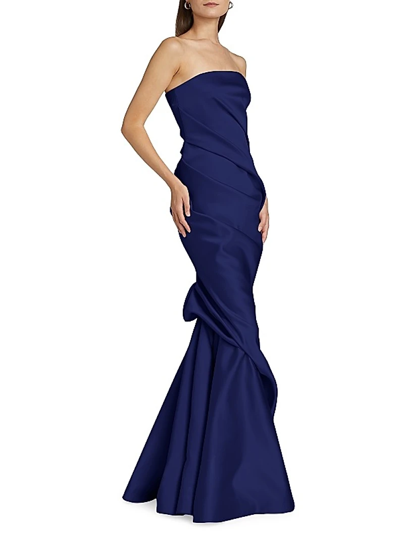 Diane Strapless Satin Mermaid Gown
