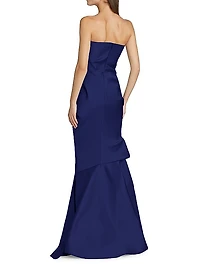 Diane Strapless Satin Mermaid Gown