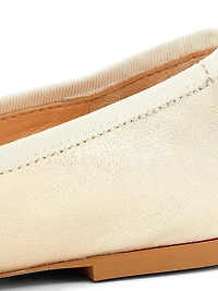 Lou Bow-Embellished Ballet Flats