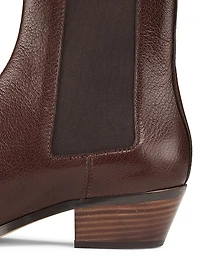 Ella 45MM Leather Ankle Boots