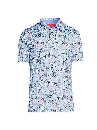 Rhodes Floral Polo Shirt