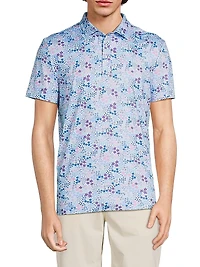 Rhodes Floral Polo Shirt